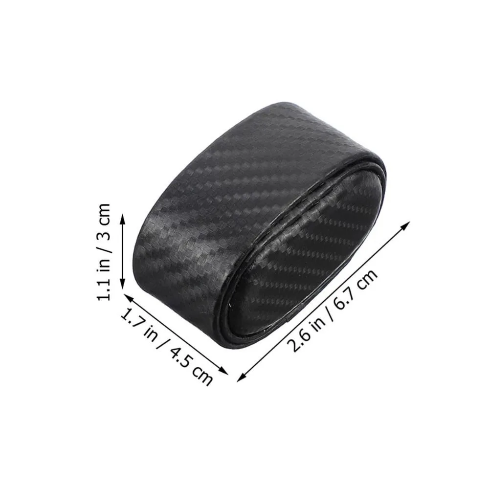 Carbon Fiber Texture Watch Display Pillow PU Soft Padding Watch Box Pillow Curved Shape Jewelry Storage Cushion