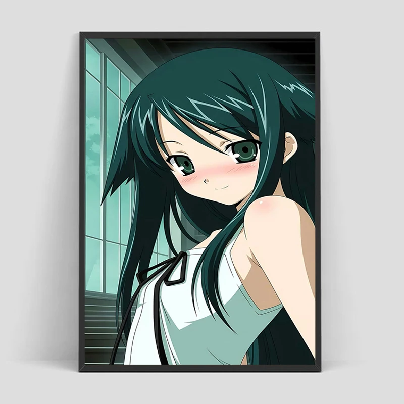 لعبة الرعب S-sama No Uta أغنية سايا ملصق الديكور صور غرفة طلاء جدران قماش زينة للديكور المنزل