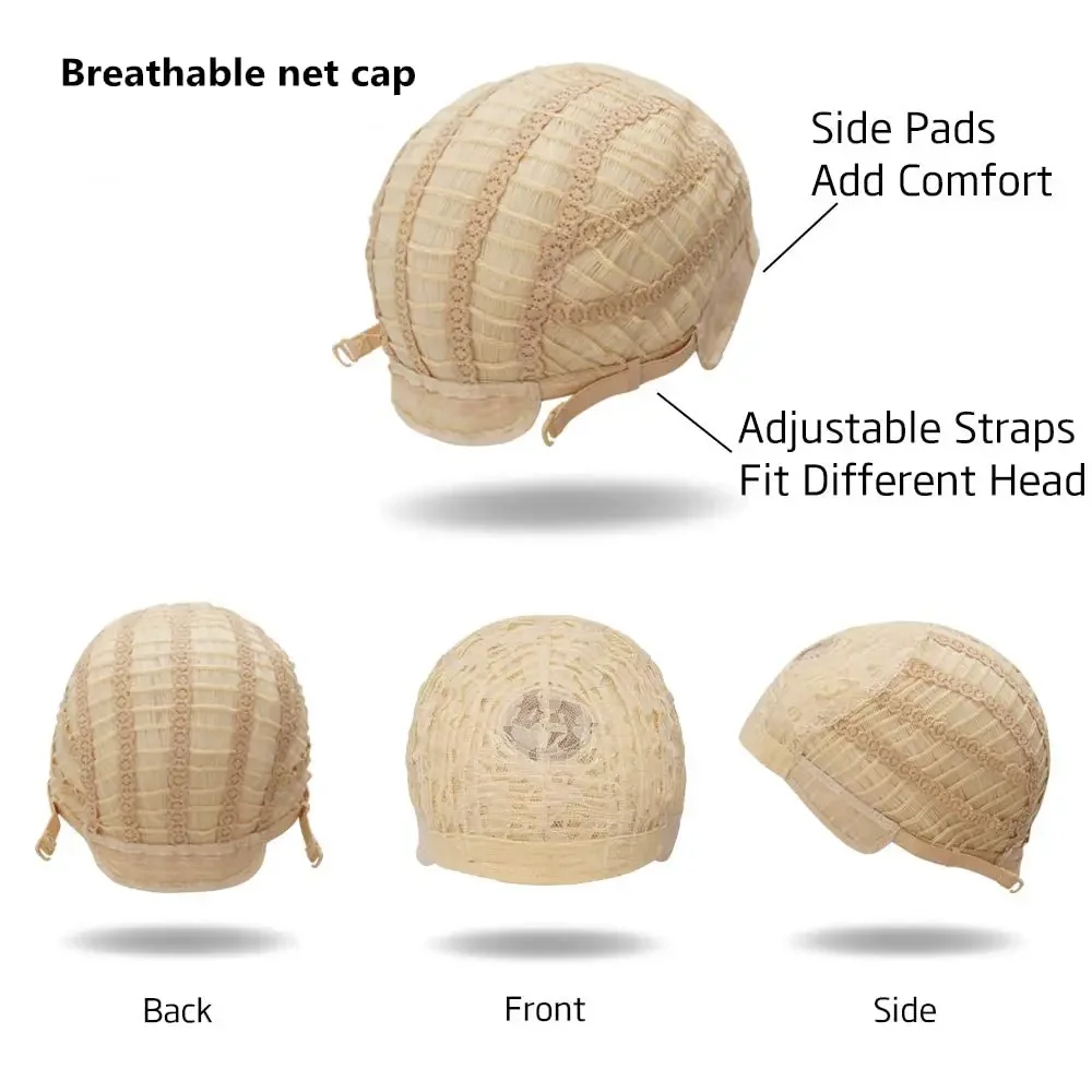 Perruque Blonde de Longueur Moyenne avec Frange pour Homme, Costume d'Halloween et de Noël, ixCosplay