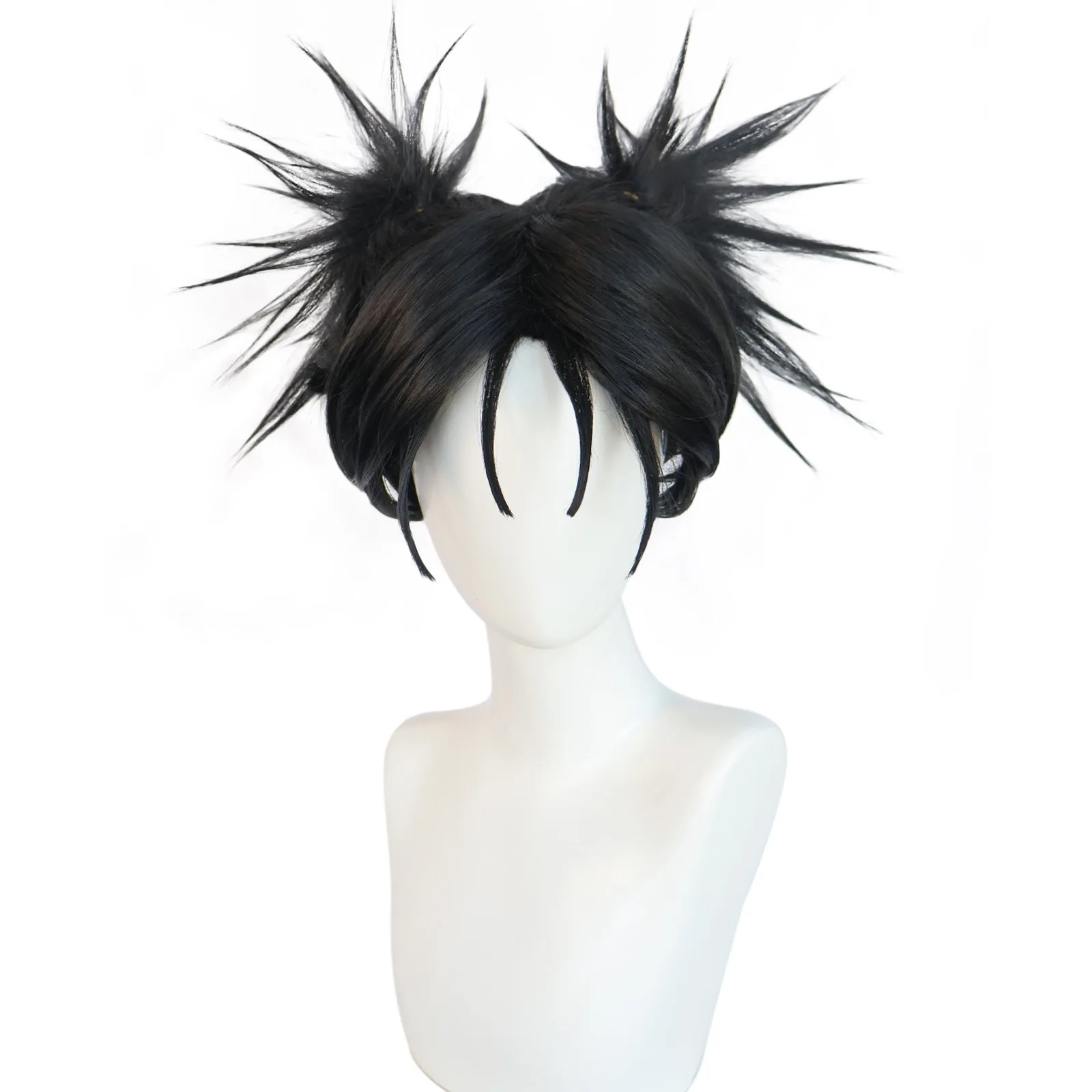 Anime Jujutsu Kaisen Jujutsu Black Double Ponytail Hair JJK Manga Choso Cosplay Wig Sticker Itadori Yuji Halloween Wig Women Men