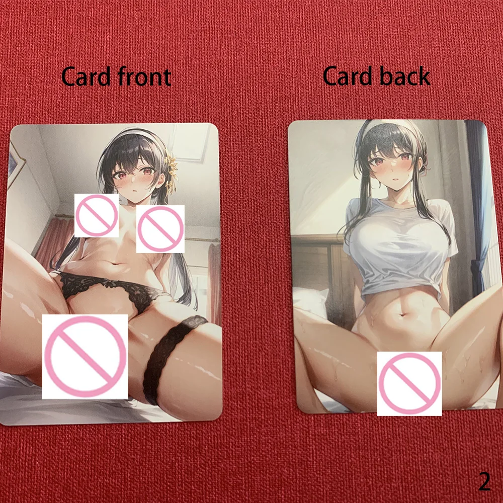 Cartes de collection Anime Sexy Fully Nude, Honkai Impact 3, Elysia Naked Big Chested, Big Butt Beauty, 256 Otaku Gifts, 63*88mm