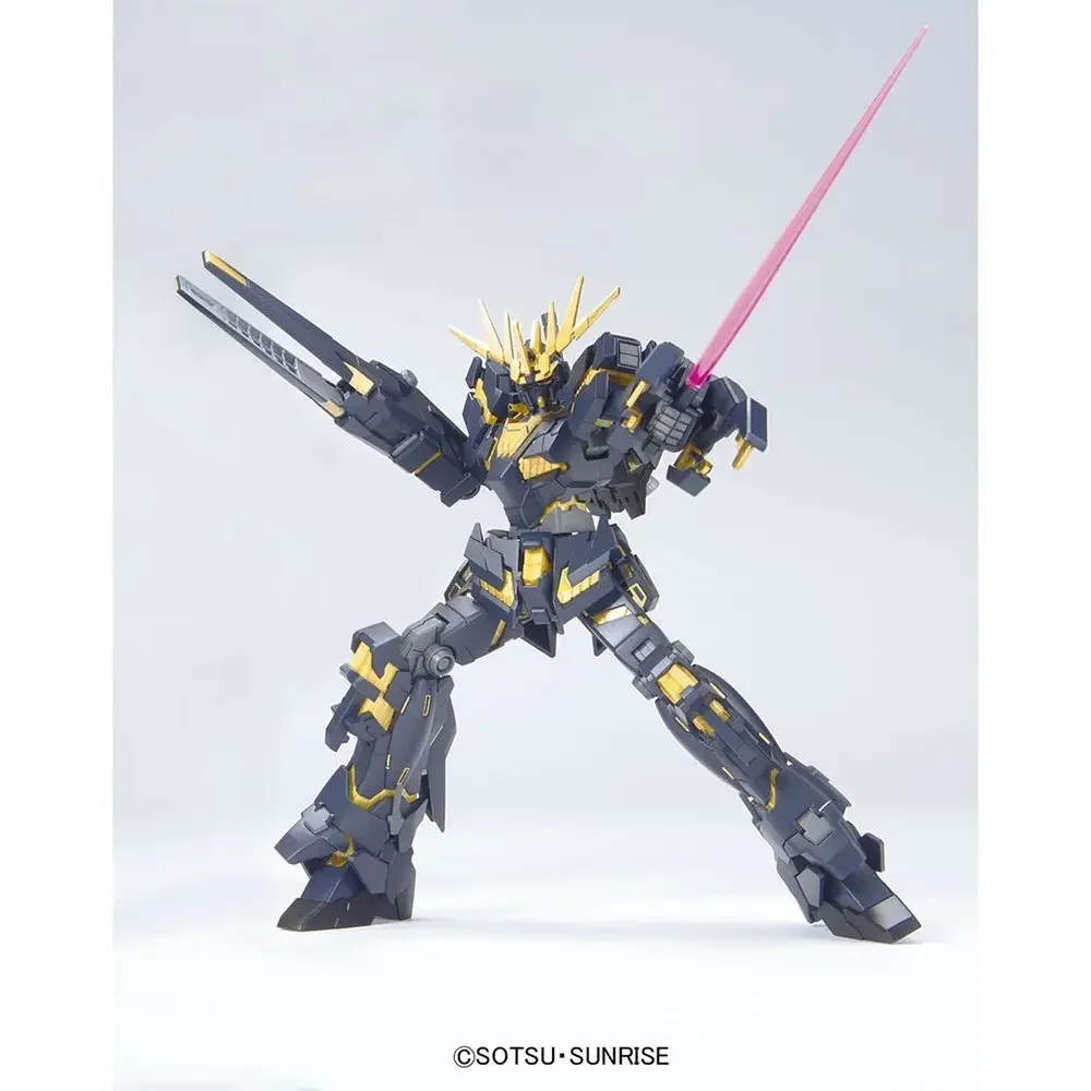 Bandai Hguc 134 1/144 Gundam Uc Unicorn Harbinger of Death Destruction Mode Claw Cannon Assembly Model Mecha Warrior Figurine