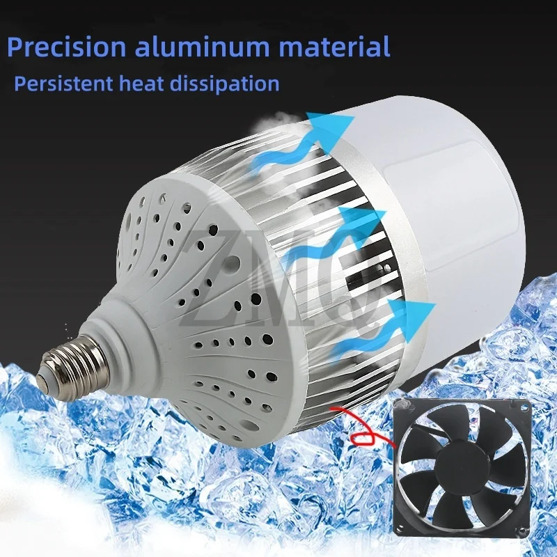 Super Bright High Power Led Globe Bulb E27 E40 36W 50W 80W 100W 200W 220V Energy Saving Ball Lamp Home Factory Workshop Lighting
