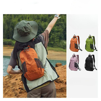 10L Outdoor Backpack Shoulder Straps Mesh Pockets Multi-compartment Top Handle Lightweight Waterproof Backpack