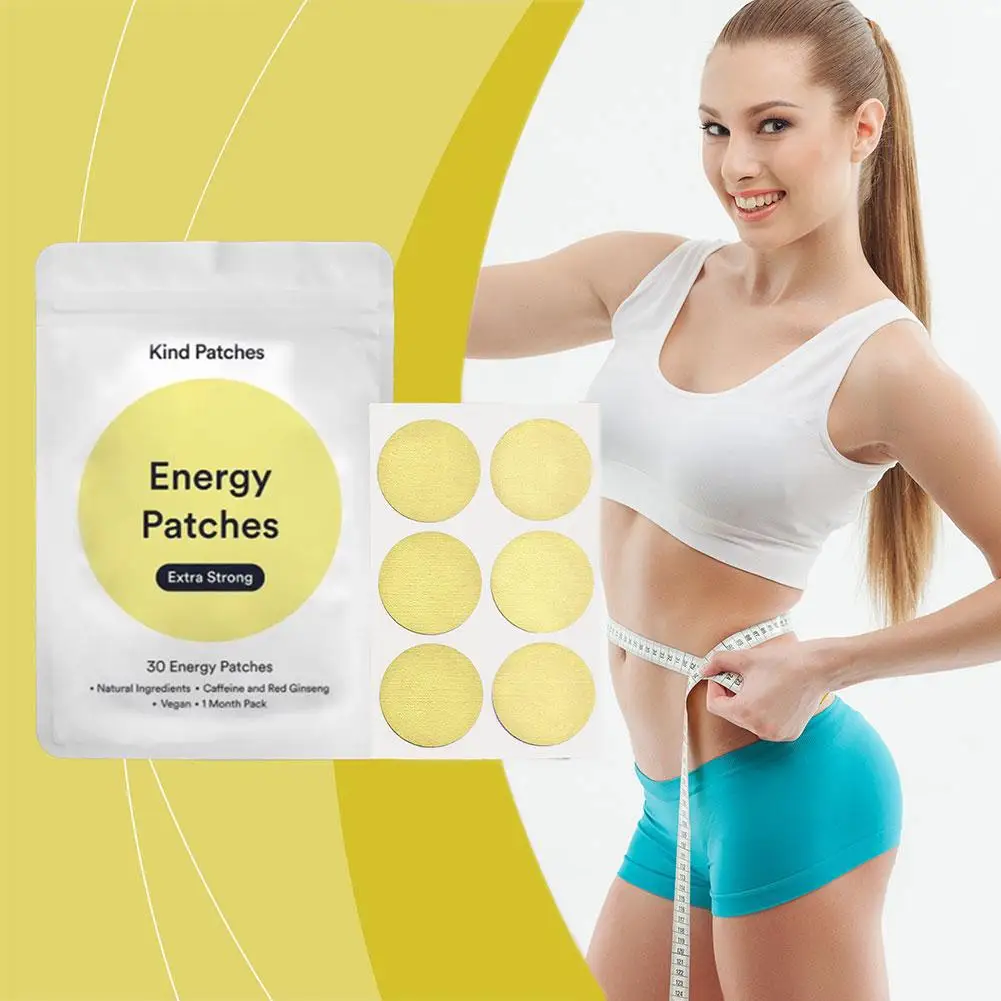 Energy Patches Strengthen Immune System Energy Boost Increase Alertness Motivation Fatigue Relieve Dopamine Supplement