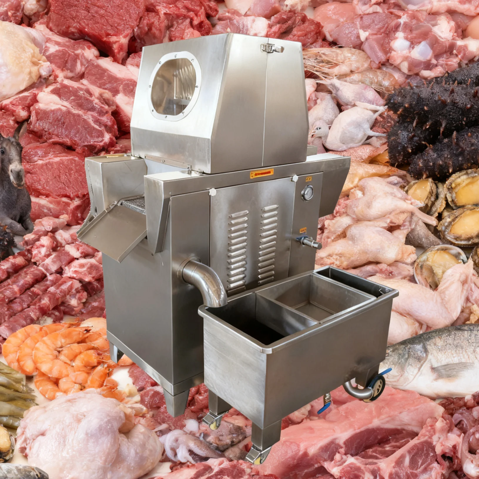 Meat Product Making Machines Injector for Salt Water Processing Increases Productivity