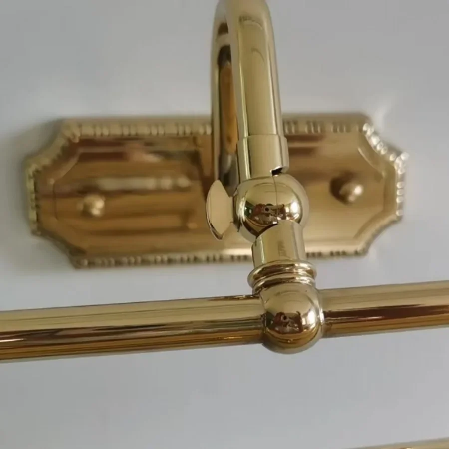 مصباح اللوحة الزيتية مصباح اللوحة الصورة مرآة نحاسية كاملة المصباح الفرنسي الأوروبي الرجعية الحمام المرحاض مضمد #3