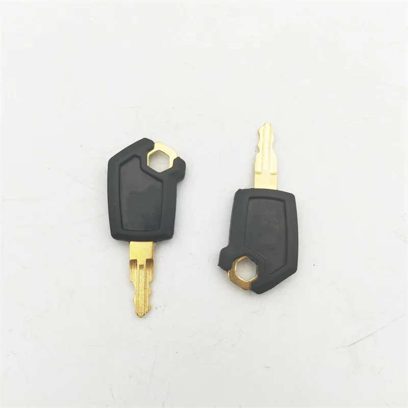 Black & Gold 2PCS Key For Caterpillar 5P8500 Heavy Equipment Ignition Loader Dozer Metal & Plastic High Quality