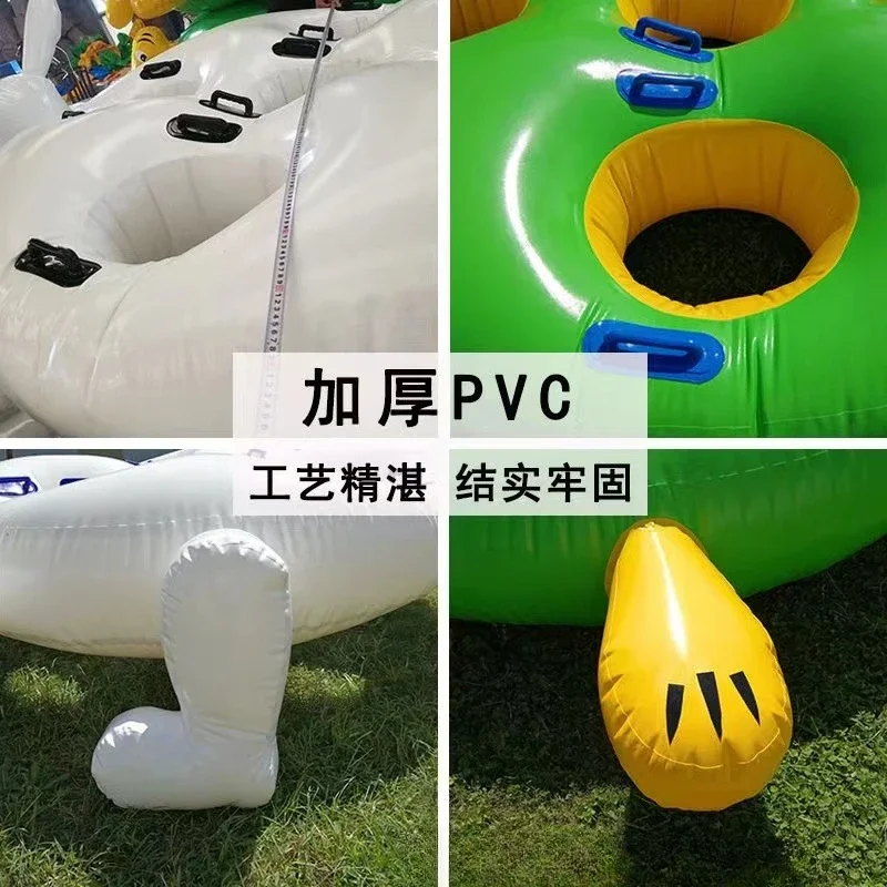 Outdoor parent-child development team building body intelligent inflatable racing sports equipment fun sports games props