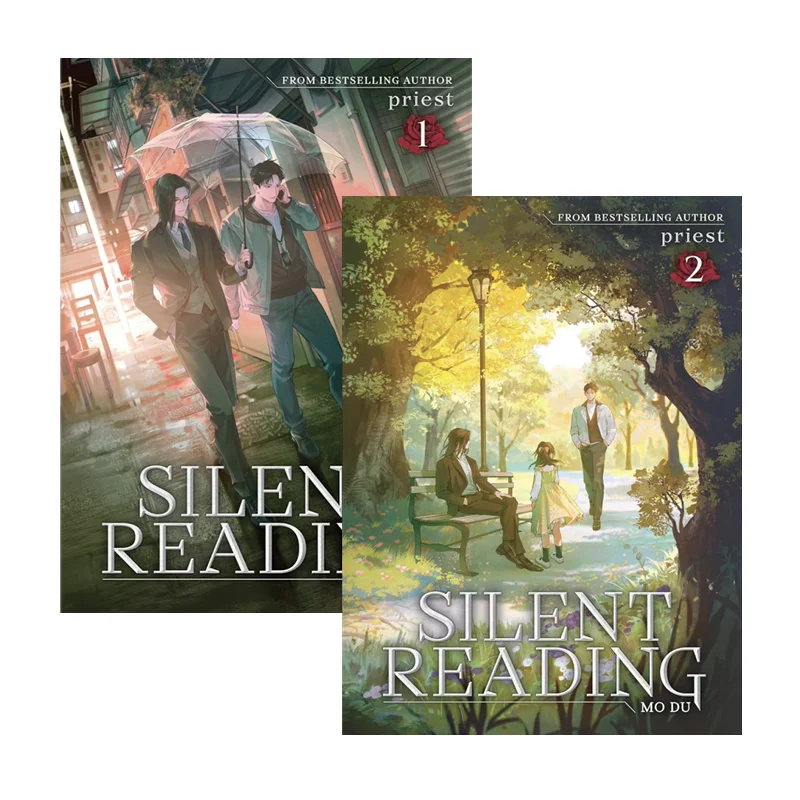 Silent Reading Mo Du by Priest English Edition Novel Vol.1-2 Chinese Danmei Urban Suspense Detective Story Fiction Book