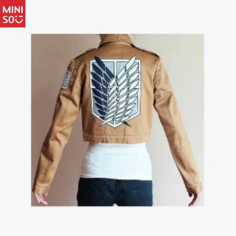   سترة Attack on Titan Cosplay، زي فيلق الاستطلاع لـ Levi & Mikasa