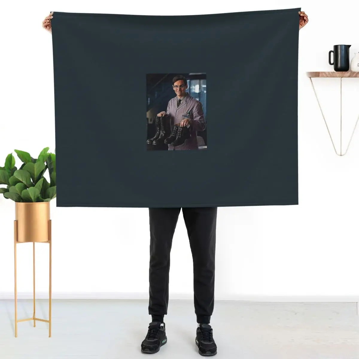 Ed Nygma Throw Blanket Cozy Throw Blanket Birthday Gift for Him Her