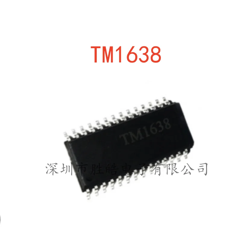 

(10PCS) NEW TM1638 1638 LED Digital Tube Driver Chip SOP-28 TM1638 Integrated Circuit