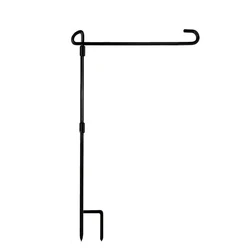 Metal flagpole, flag holder, outdoor weather resistant metal coating flagpole with accessories suitable for garden flags, courty