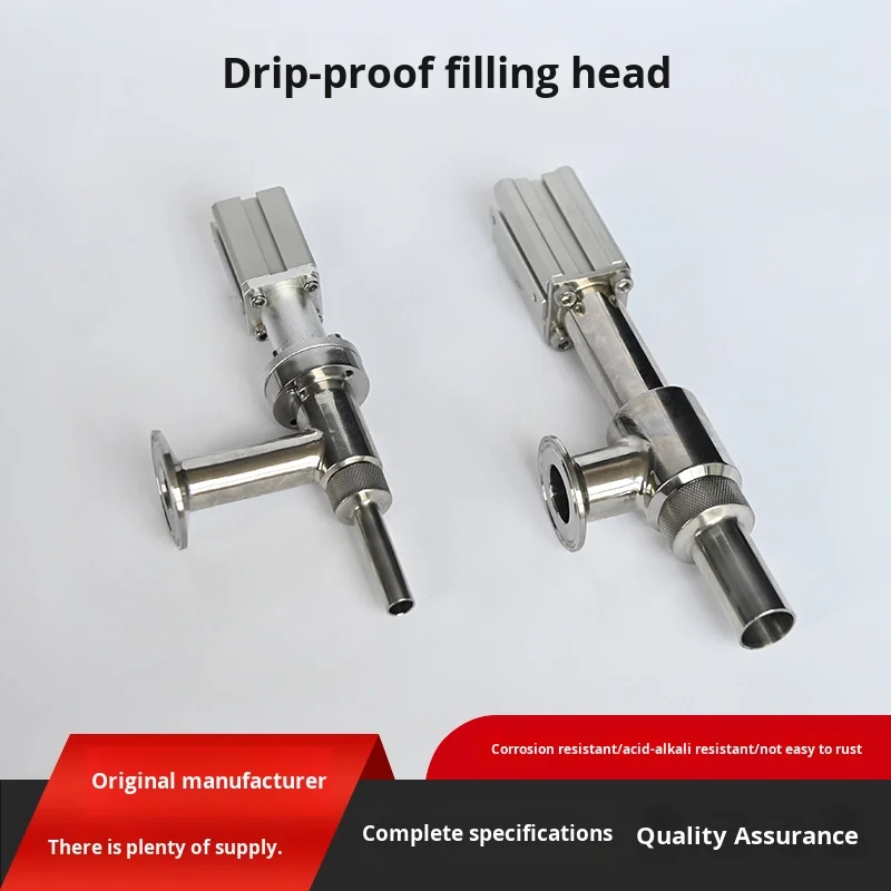 316 Stainless Steel Anti-Drip Filling Head and Discharge Valve Semi-Automatic 500ml Liquid Filling Machine for Beer 220v