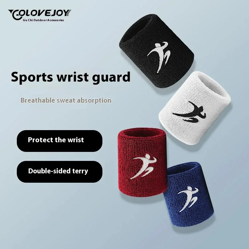 1 Stück Sport-Armbänder für Männer und Frauen – atmungsaktive, schweißabsorbierende Handgelenkstütze für Laufen, Basketball, Tennis, Fitnessstudio, Fitness, Workout
