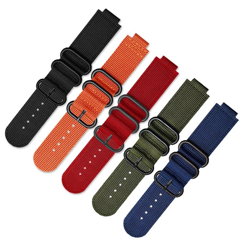 Modified nylon strap for G-SHOCK Casio GA-110 GBA-800 GMA-B800 GA800/810 series nylon watch strap for men