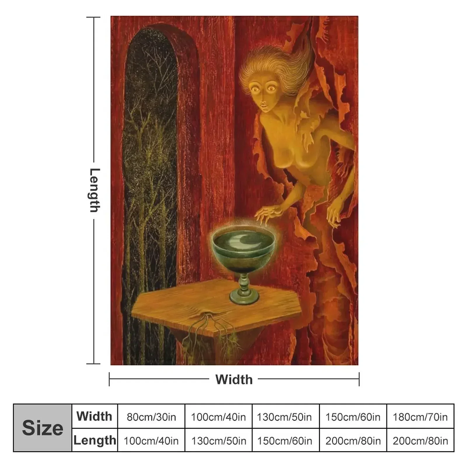 Being Born Again by Remedios Varo Throw Blanket Warm Luxury St heavy to sleep Flannel For Decorative Sofa Blankets