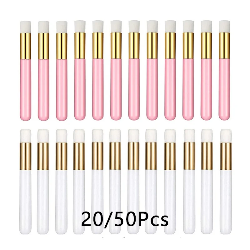 20/50P Eyelash Cleaning Brush Eyebrow Nose Blackhead Cleaning Brush Professional Soft Lash Extensions Cleaning Brush For Make Up