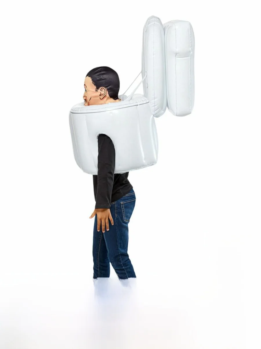Halloween Kostüm Kinder Performance Iatable Anzug Rollenspiel Par Toilette Mann Outfit Bühne Ethnische Damen Dr