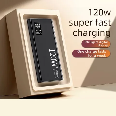 (CCC)120W 10000/20000/30000 мАч Power Bank для iPhone, Huawei и Xiaomi, портативный, разрешенный к перевозке в самолете