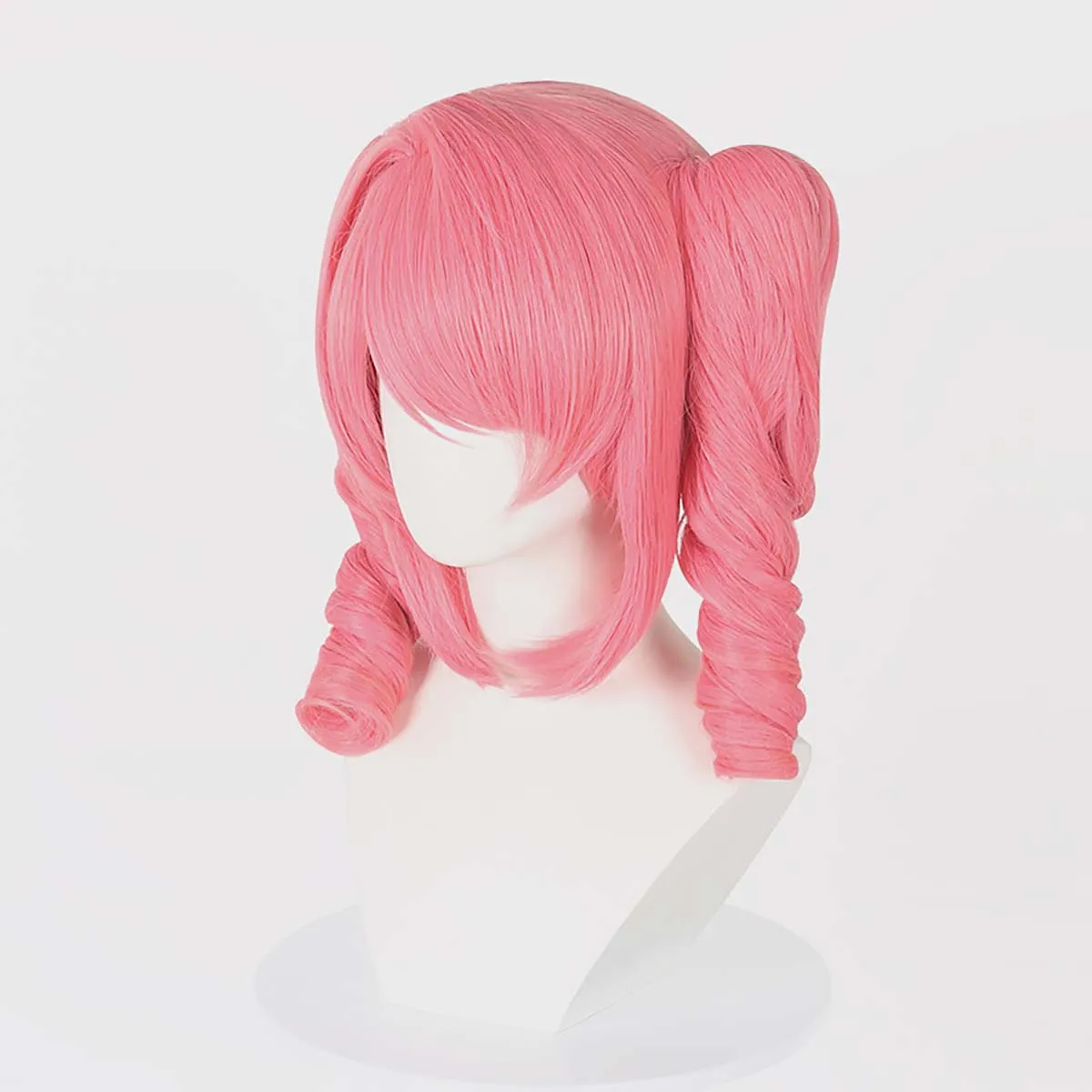 Anime Gushing over Magical Cos haruka hanabishi Cosplay Pink double ponytail Wig