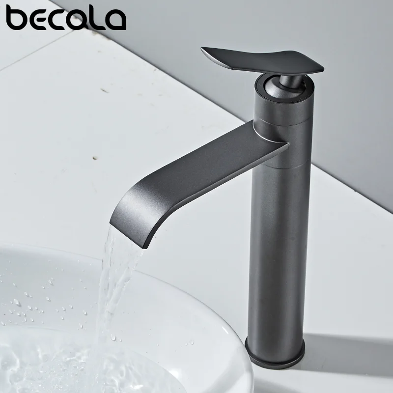 

Basin faucet Antique bathroom faucet Hybrid faucet Black/grey Wash basin faucet Single lever hot and cold water faucet