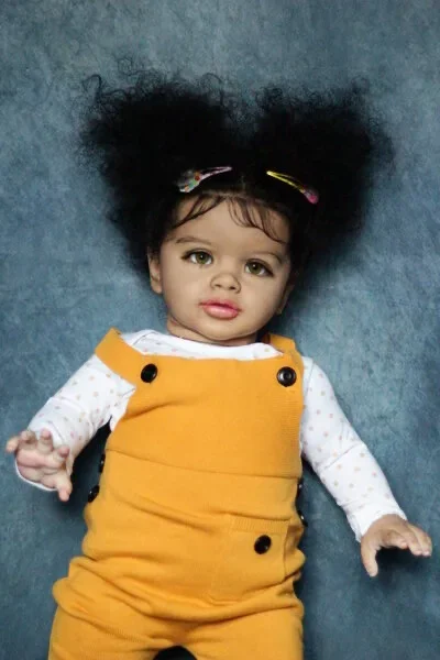 SINO-BB 26inch Reborn Baby Pippa FBBD Best Artist Already Finished Doll With Hand-Rooted Hair Huge Standing Girl