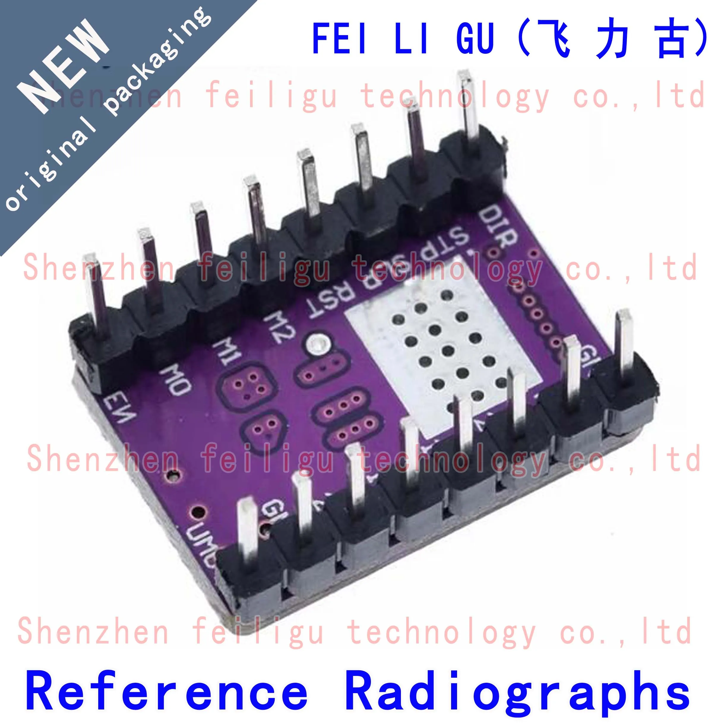 StepStick-controlador de motor paso a paso DRV8825 para impresora 3D, placa PCB de 4 capas, Reprap, original, 1 ~ 50 piezas, 100% nuevo