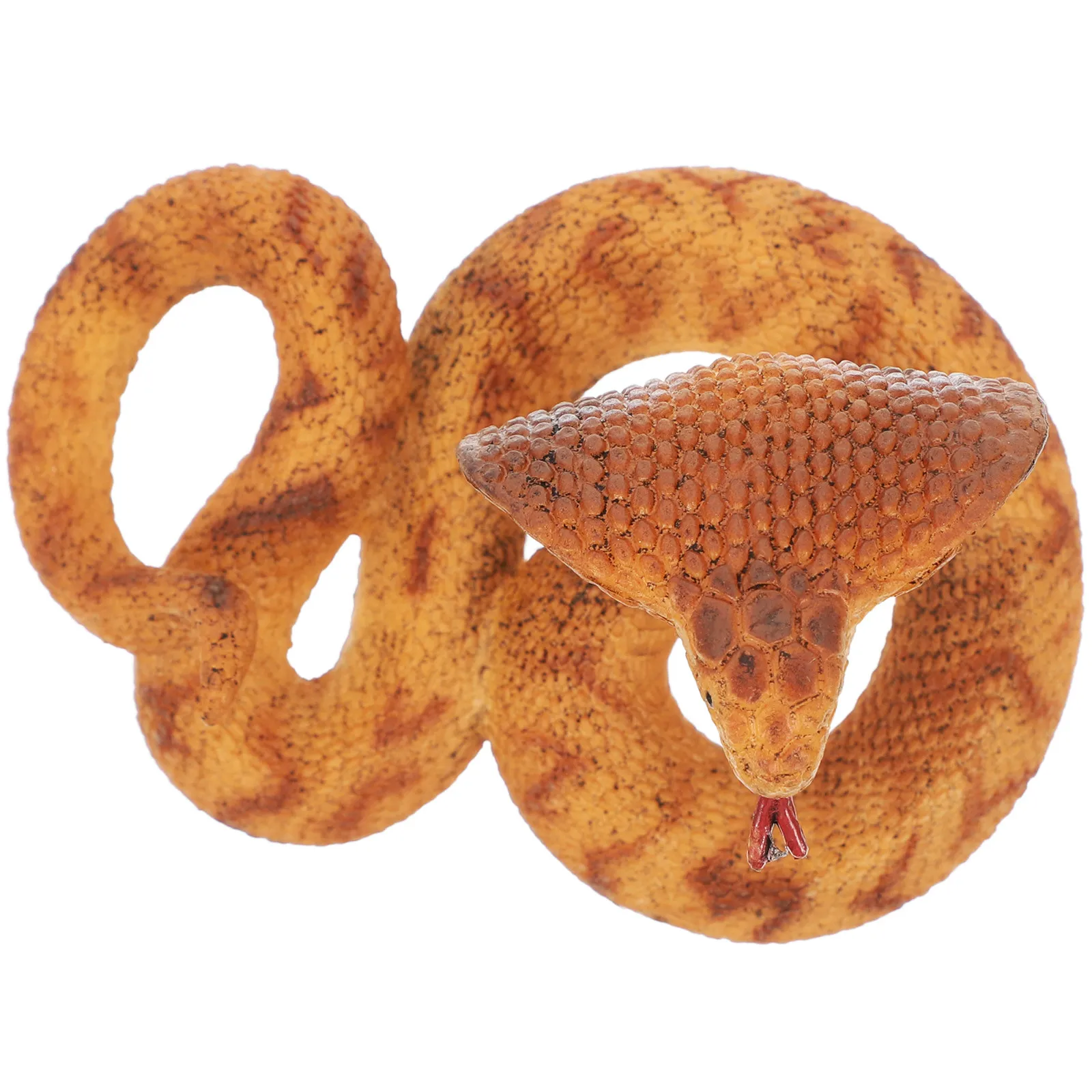 

Premium Plastic Cobra Simulation Animal Figure Lifelike Details Realistic Reptile Decor for Kids Room Home Office Table