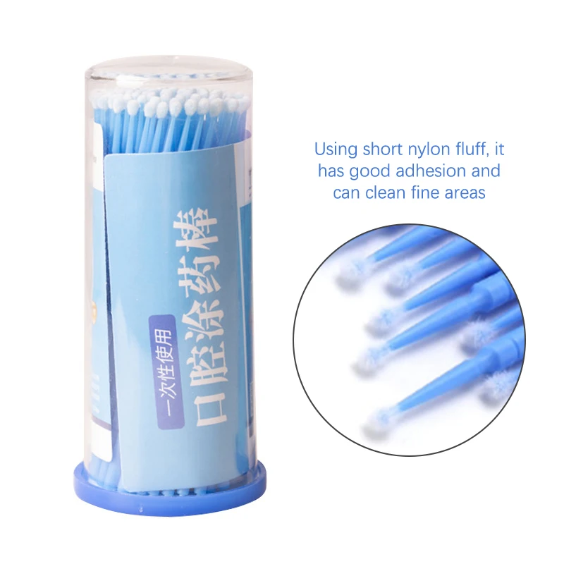 100PCS/Bottle Dental Disposable  Brushes Applicators Micro Brush Dentistry Odontologia Extension Tools Dentist Materials