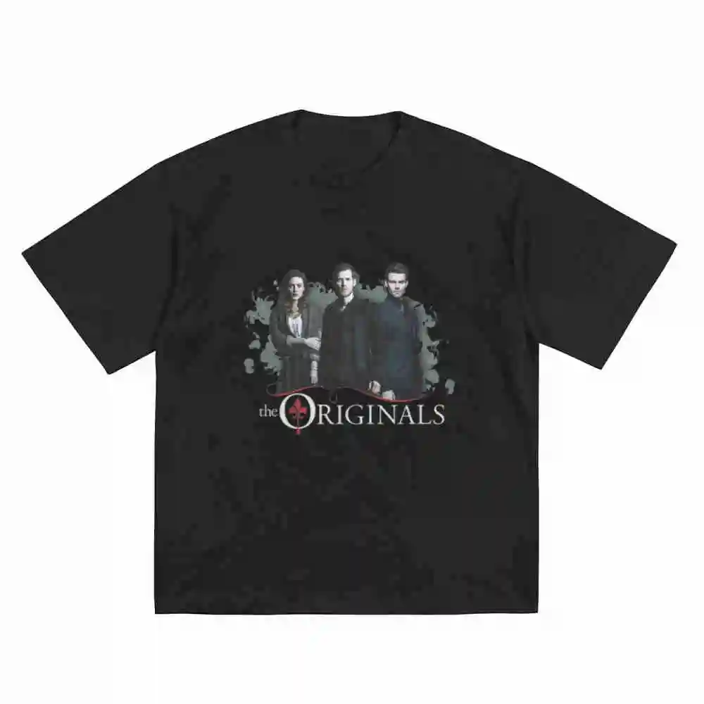 The Originals Klaus Hayley Elijah Short Sleeve Tee 100% Cotton T-Shirt