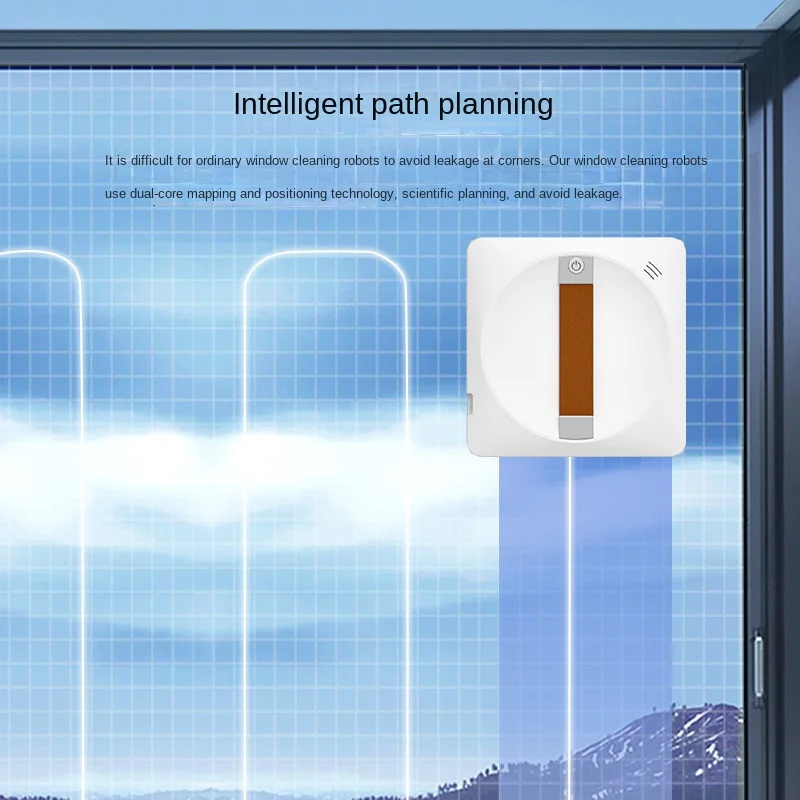 Fully automatic, two-way automatic, water spray window robot,voice prompt glass cleaning artifact мойщик окон أدوات تنظيف 청소 도구