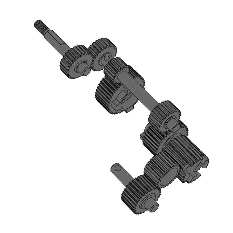 KYX Racing Hard เหล็ก Comple เกียร์ชุดอัพเกรดอุปกรณ์เสริมสําหรับ 1/10 RC Crawler รถ Axial SCX10 III AXI03007