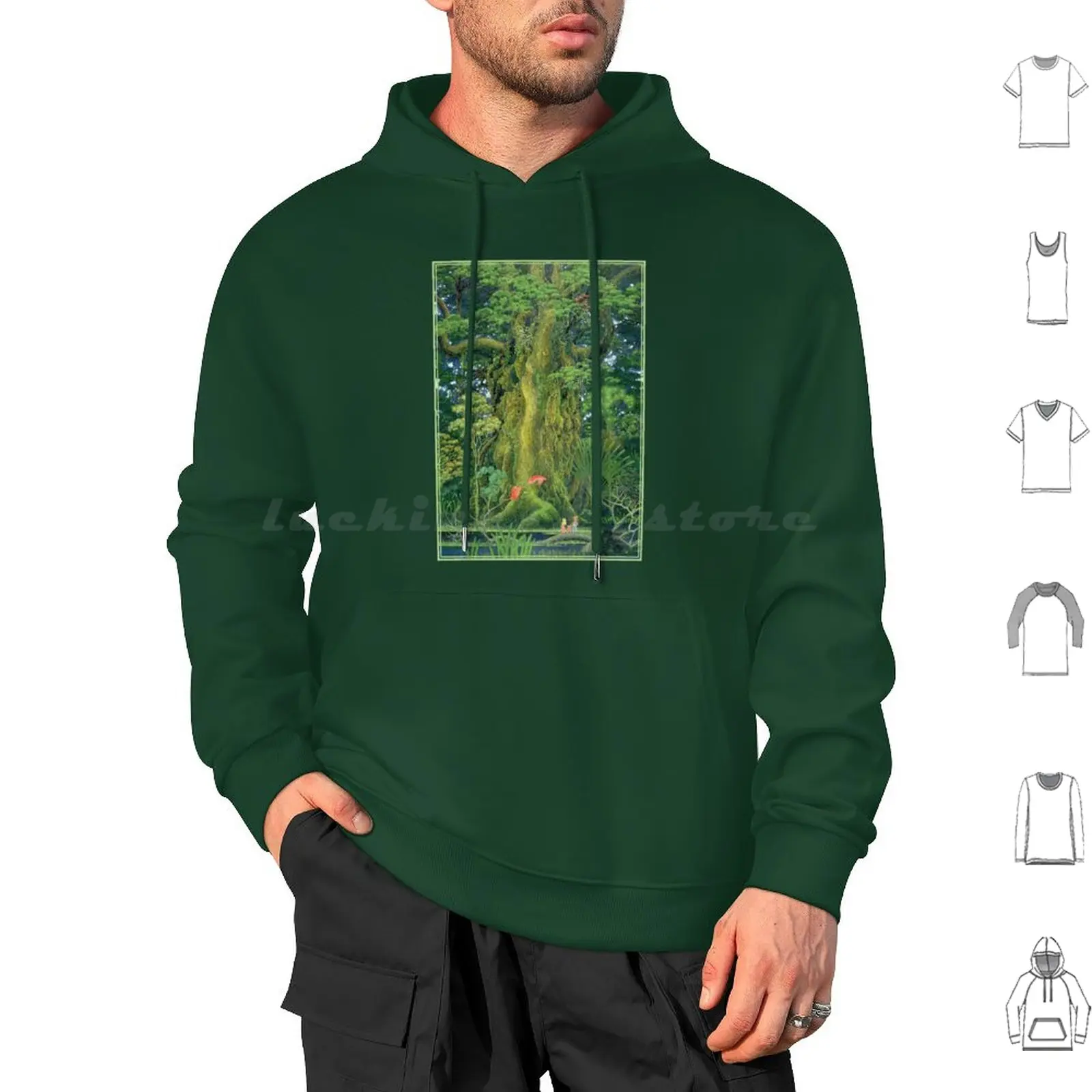 Secret Forest Hoodie cotton Long Sleeve Snes Super Famicom Super Nes Retro Gamer Geek Nerd Weeb Rpg