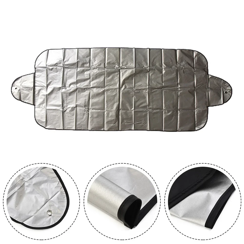 

1x Foldable Car Visor Screen Sun Shade Cover Front Rear Windshield Protector For Avoid Windshield Frost Sun Protection