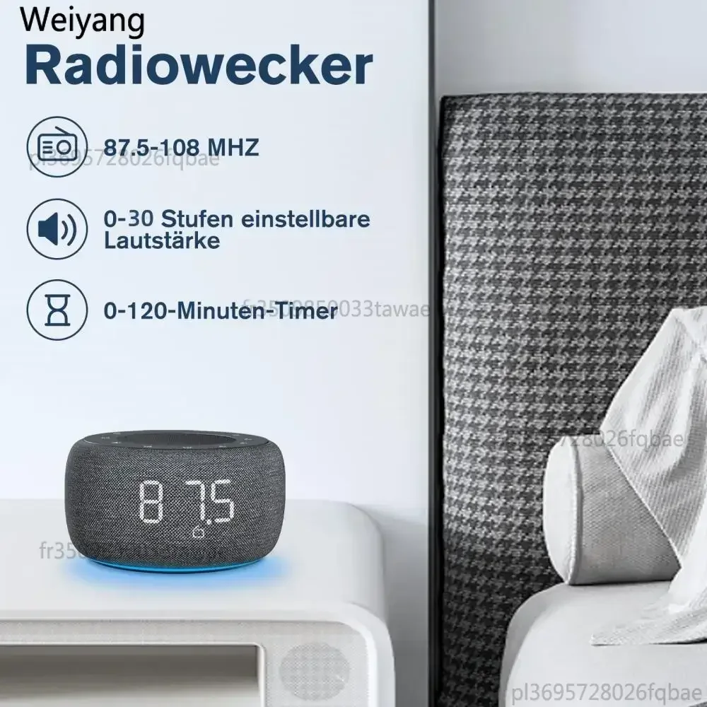 راديو FM منبه رقمي 7 ألوان ضوء الليل 4 نغمات إنذار 9 دقائق غفوة ساعة الطاولة عرض باهتة أباجورة النوم الموقت