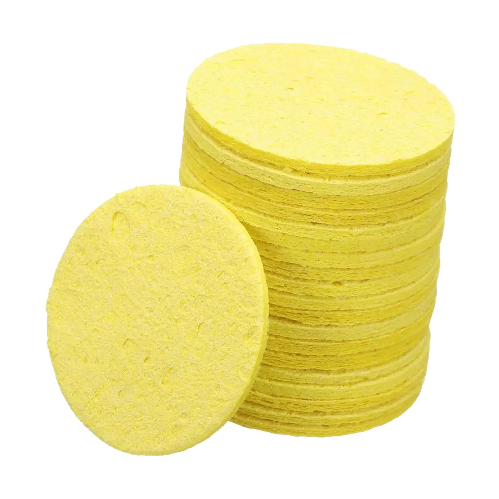 

Губка для очистки паяльного жала, желтая, простая в использовании, высокотемпературная подушка для обслуживания паяльника и набор электронных паяльных инструментов