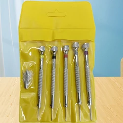 5PCS Watch-repair tool glasses watch computer screwdriver screwdriver small screwdriver slotted 5 screwdriver