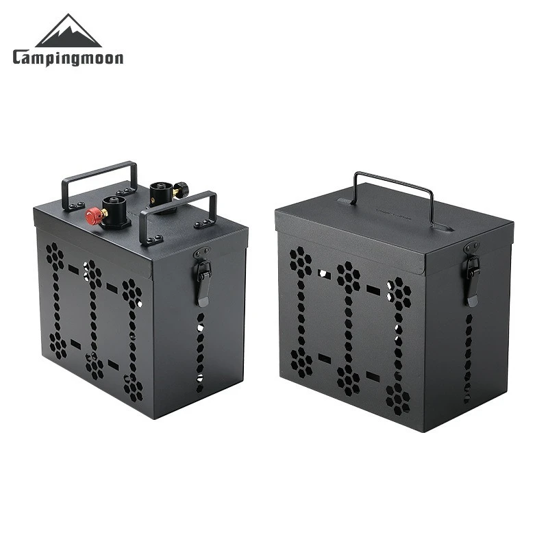 

BKZ63 CAMPINGMOON Six Supply Two Fuel Storage Camping Stove Cooking RVHeating Long Range Supply Storage