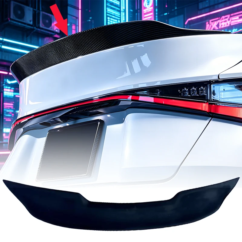 

Rear Trunk Spoiler Wing For 2022-2024 Lexus IS XE30 Sport Style Carbon Fiber FRP Body Kit Exterior Parts Tuning Accessories