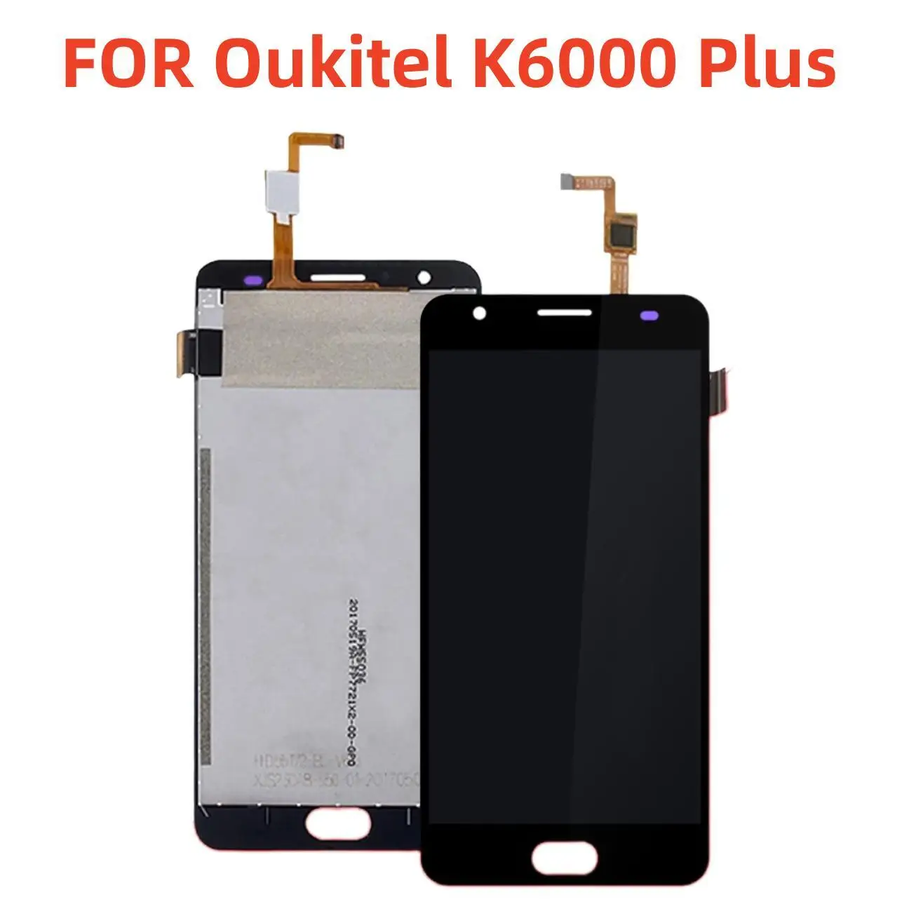 For Oukitel K6000 Plus LCD Display and Touch Screen 5.5 inch Screen Digitizer Assembly Replacement +Tools+Adhesive stock