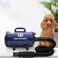 Professional Power Hair Dryer for Dogs, Negative Ion Animal Hair Dryer, Silent, High Velocity, Pet Dog, 2200W