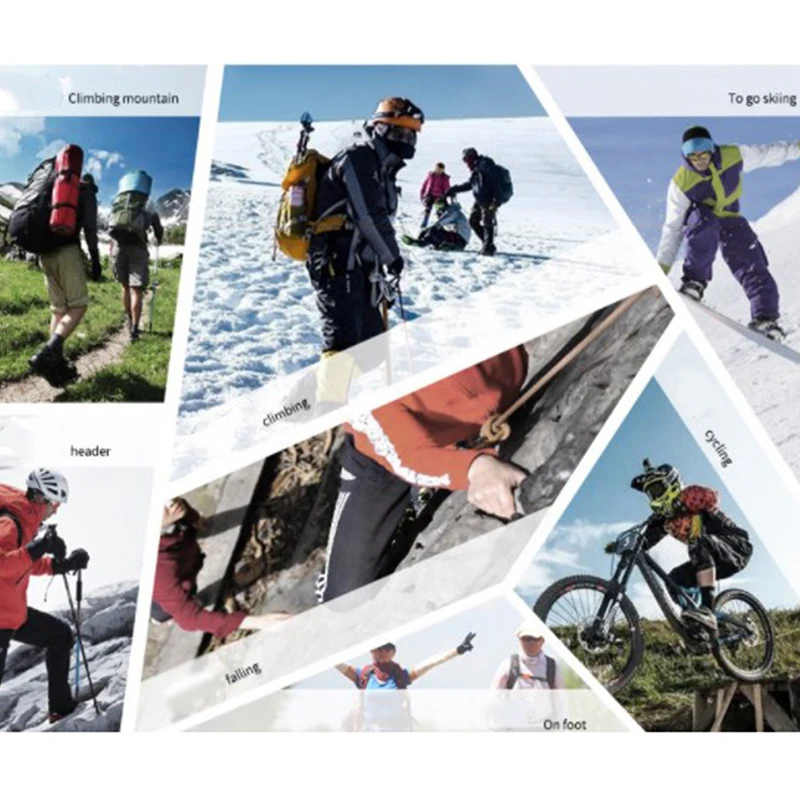 Windproof Ski Gloves ,Motorcycle Cycling Gloves,Winter Fleece Thickened Outdoor Hiking Warm Gloves Anti-Freeze Hand Guard Cover
