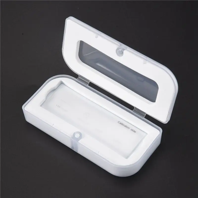 B03C-0.01Mm Microscope Slides Reticle Calibration Slide Ruler Cross Multifunctional Microscope Calibration Ruler Stage Micromete