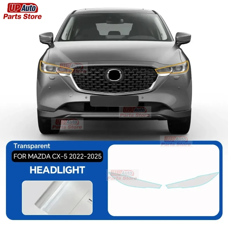 

For Mazda CX5 CX-5 2022-2025 TPU Car Paint Protection Film B C Pillars Headlight Rearview Anti-scratch PPF Transparent Sticker