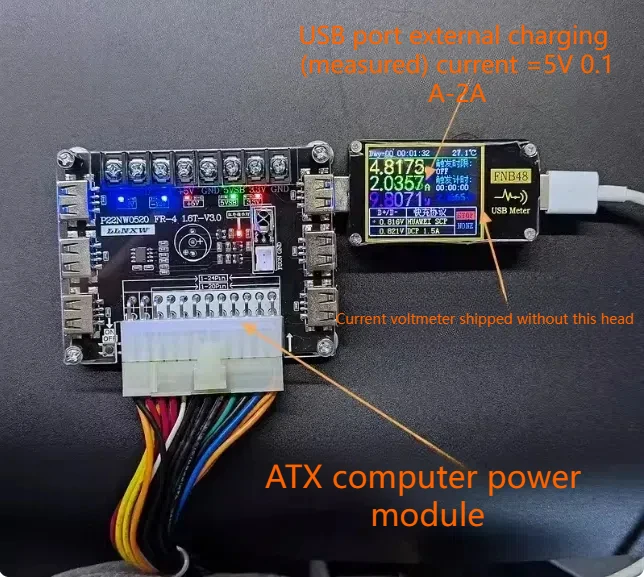 

USB Charging Desktop Power ATX Power Adapter Board Pickup Board Lead Module Power Supply Output Wiring