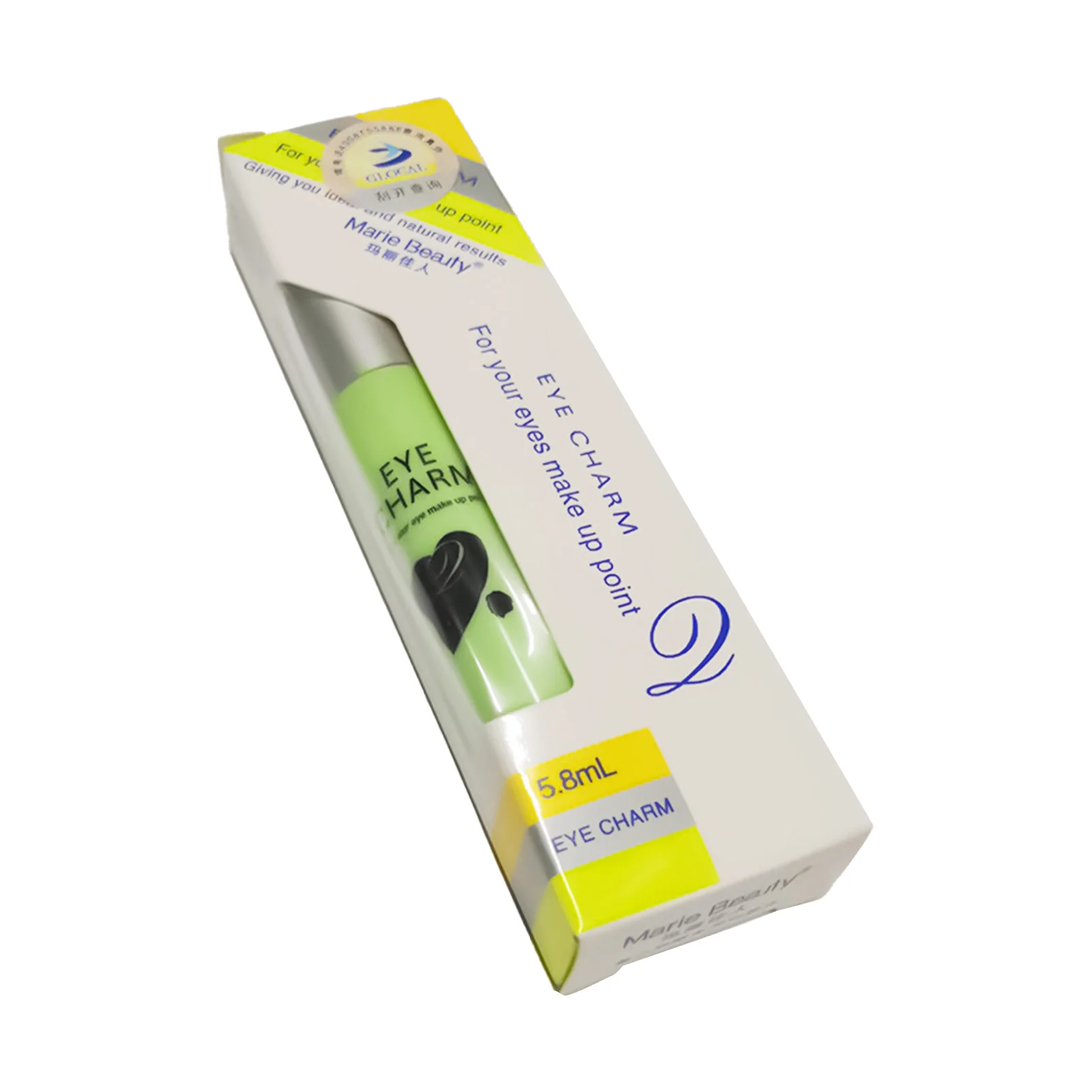 7 ミリリットル速乾性まつげ接着剤グリーンボトル長期持続低刺激性つけまつげエクステンションツール敏感な目ナチュラルサロン