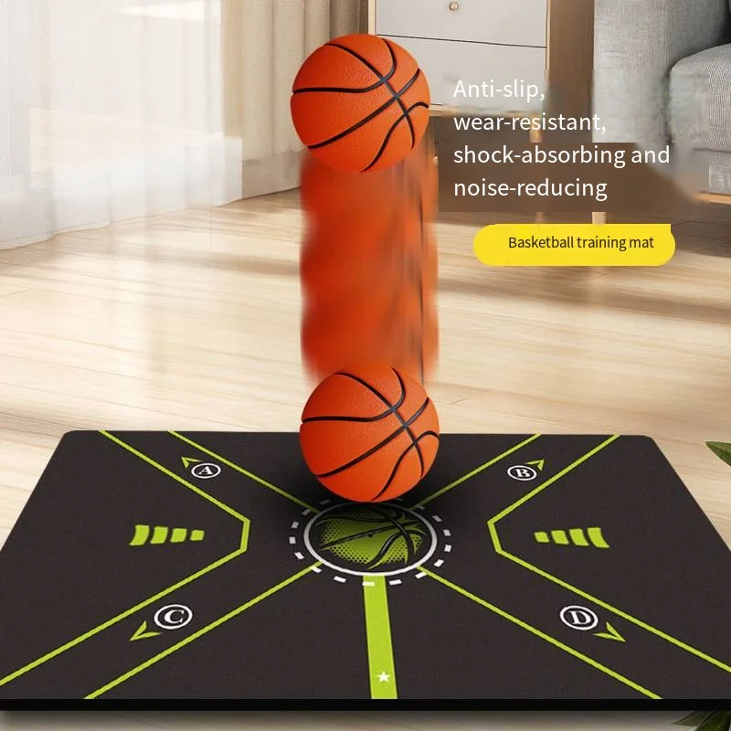 VIKAMA Basketball Training Mat Non-Slip And Wear-Resistant Training Mat Diatom Mud Noise Reducing Floor Mat Bathroom Carpet