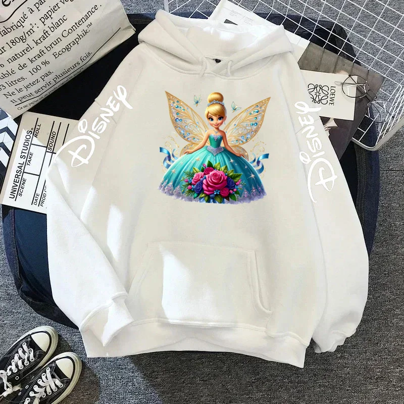 Sudadera con capucha de princesa Moana de Disney para mujer, ropa Y2k, sudaderas con capucha para mujer, ropa Kawaii de manga larga